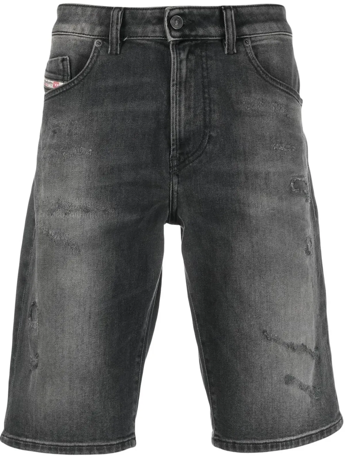 Diesel ウォッシュドエフェクト デニムショーツ - 画像1