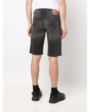 Diesel ウォッシュドエフェクト デニムショーツ - サムネイル4