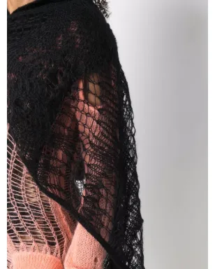 Rick Owens スパイダー編みポンチョ - サムネイル5