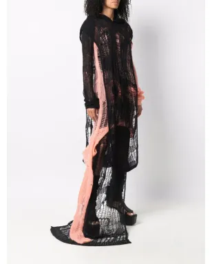 Rick Owens スパイダー編みポンチョ - サムネイル3