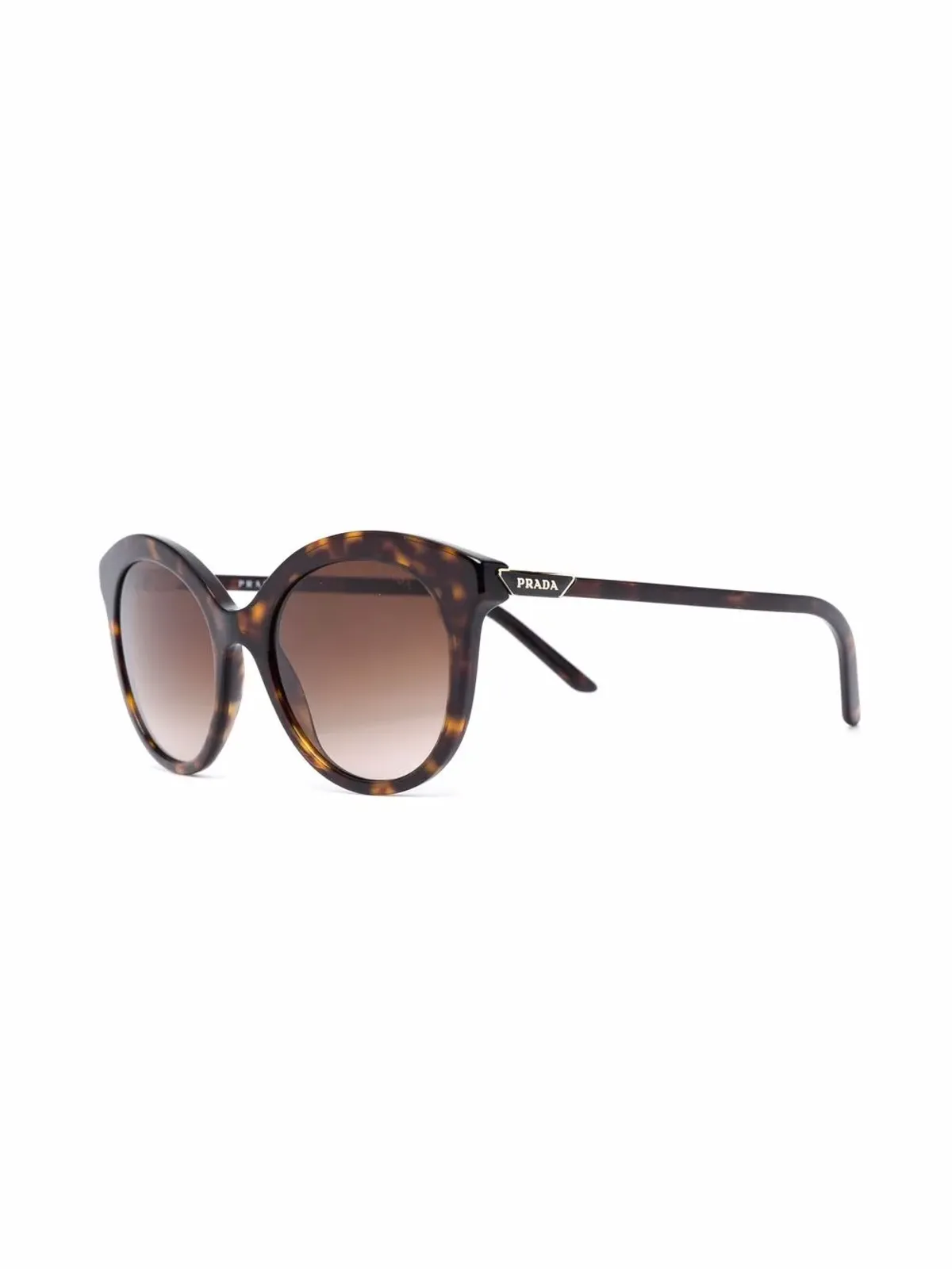 Prada Eyewear べっ甲柄キャットアイサングラス - 画像2