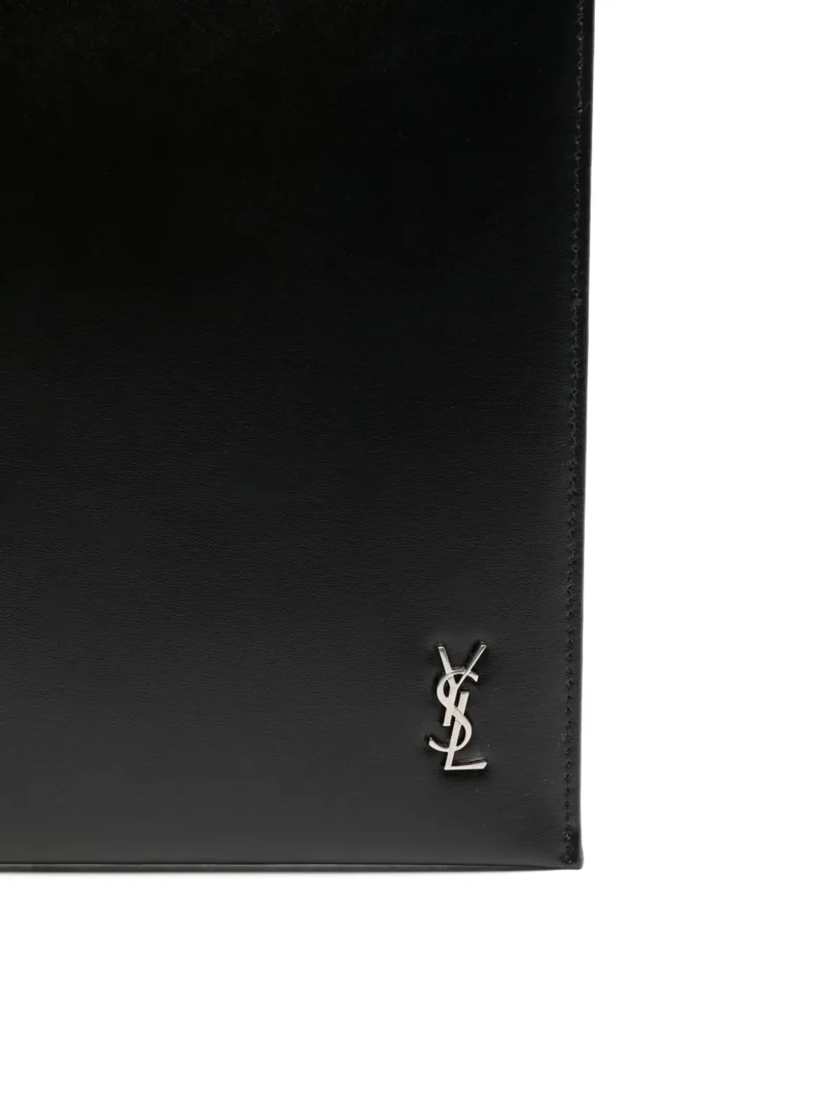 Saint Laurent Cassandre レザー タブレットケース - 画像3