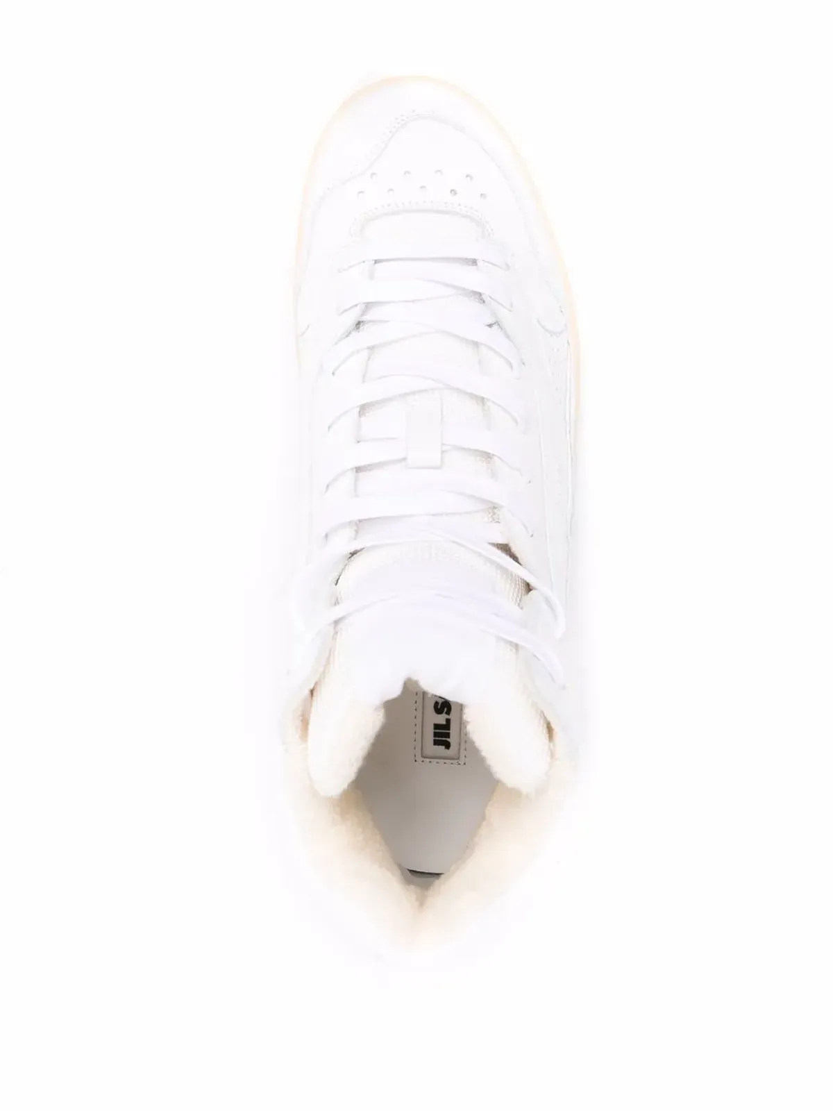 Jil Sander Basket Hi lace-up sneakers - White - 画像4