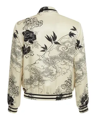 Saint Laurent フローラルプリント ボンバージャケット - サムネイル5