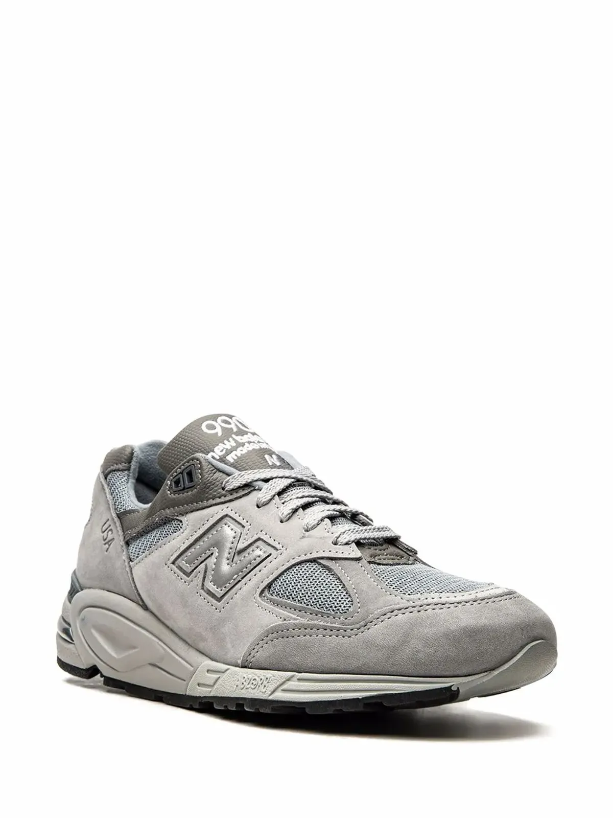 New Balance x WTAPS 990 V2 グレーのスニーカー - 画像2
