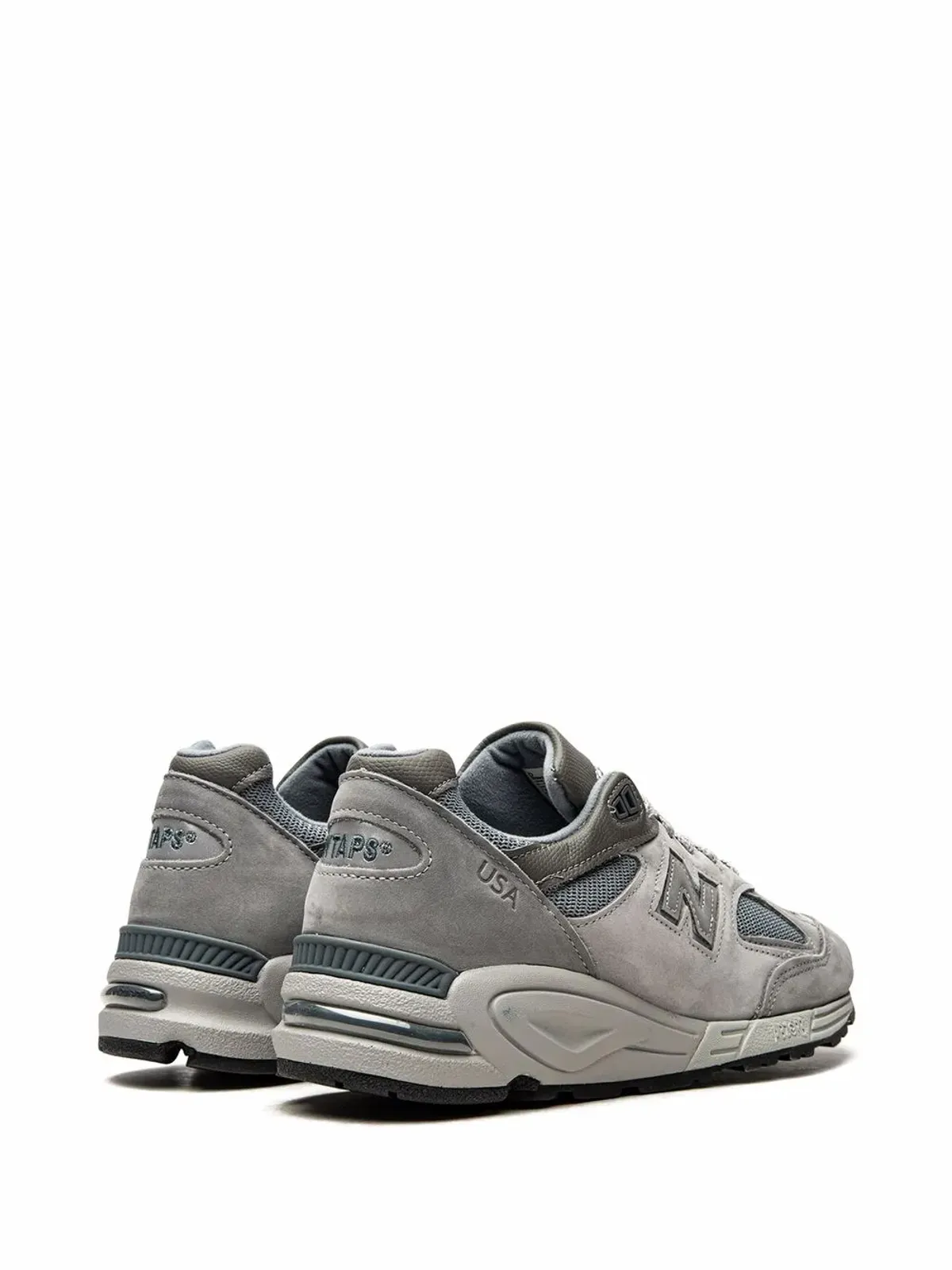 New Balance x WTAPS 990 V2 グレーのスニーカー - 画像3