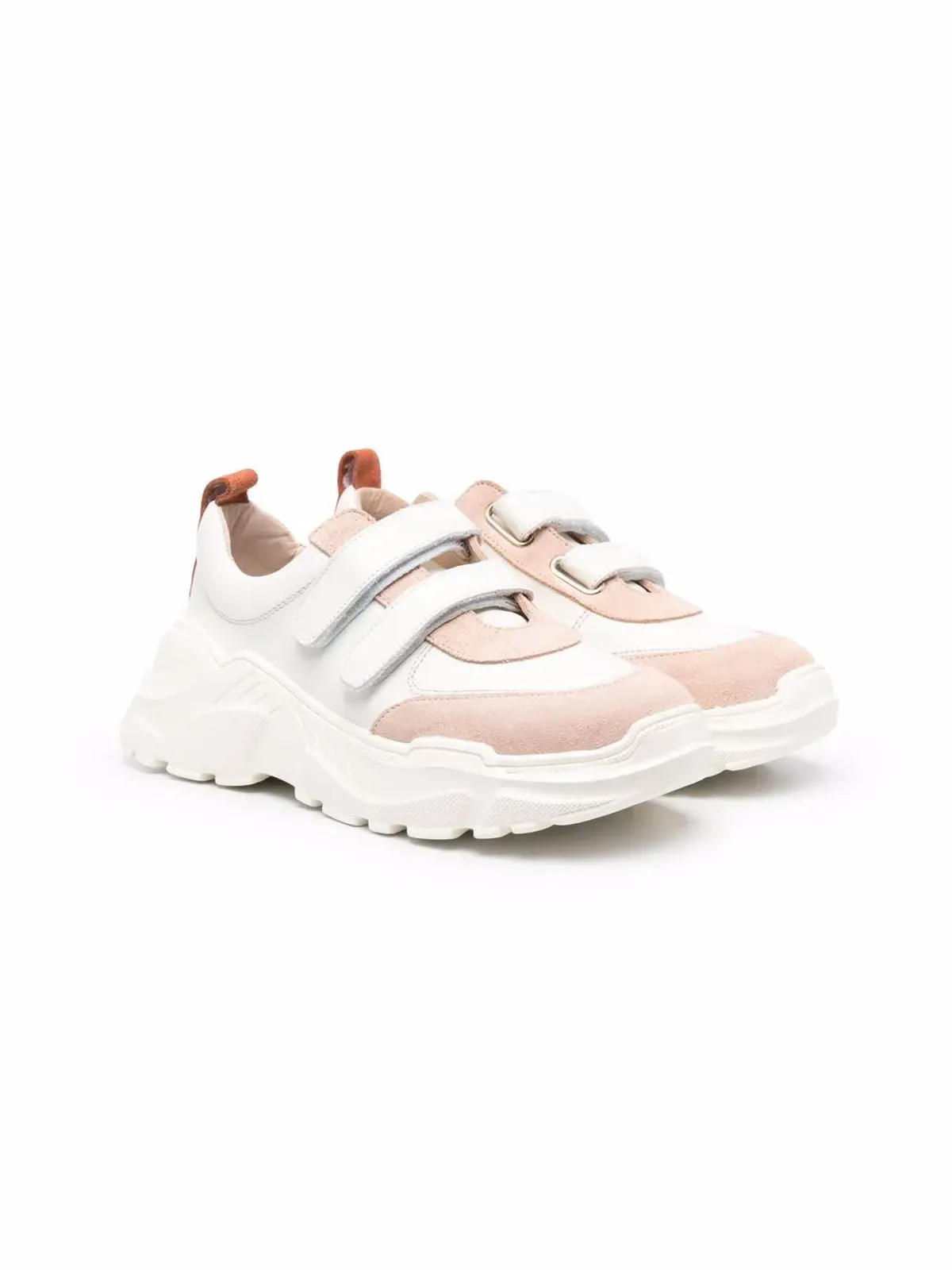 Bonpoint Ace touch-strap chunky sneakers - White - 画像1