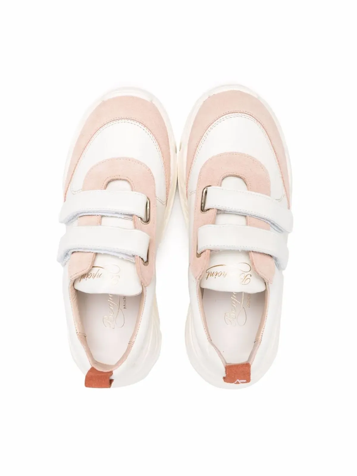 Bonpoint Ace touch-strap chunky sneakers - White - 画像3