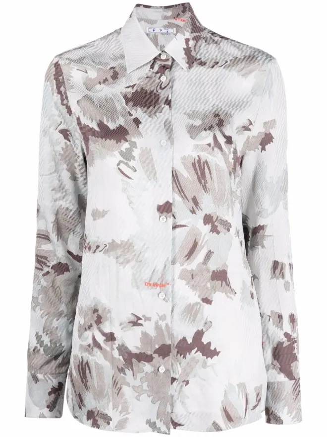OFF-WHITE Off-White 迷彩柄長袖シャツの商品画像