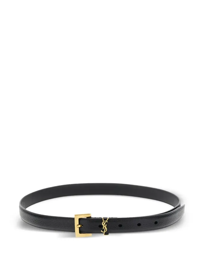 Saint Laurent Saint Laurent Cassandre グレインドレザー ベルトの商品画像