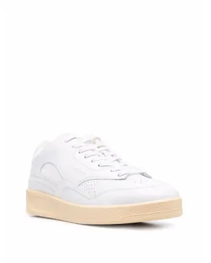 Jil Sander ロゴエンボス ロー・トップスニーカー - サムネイル2
