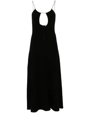 Saint Laurent カットアウトミディドレス - サムネイル1