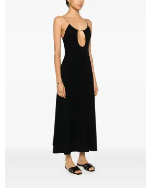 Saint Laurent カットアウトミディドレス - サムネイル3