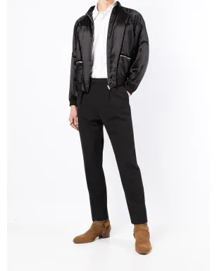 Saint Laurent テディ80sジップボンバージャケット ブラック - サムネイル2