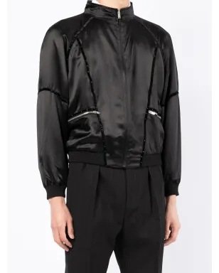 Saint Laurent テディ80sジップボンバージャケット ブラック - サムネイル3