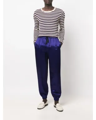 Saint Laurent テーパードレッグ シルクパンツ - サムネイル2