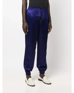 Saint Laurent テーパードレッグ シルクパンツ - サムネイル3