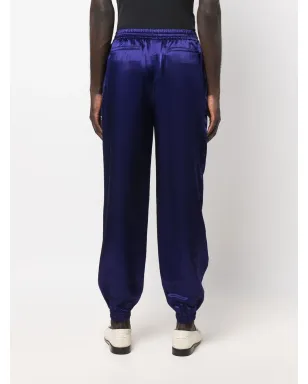 Saint Laurent テーパードレッグ シルクパンツ - サムネイル4