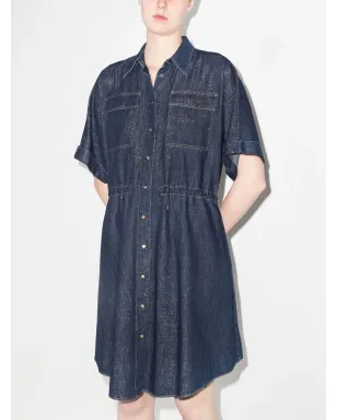 Brunello Cucinelli デニムミディシャツドレス - サムネイル2