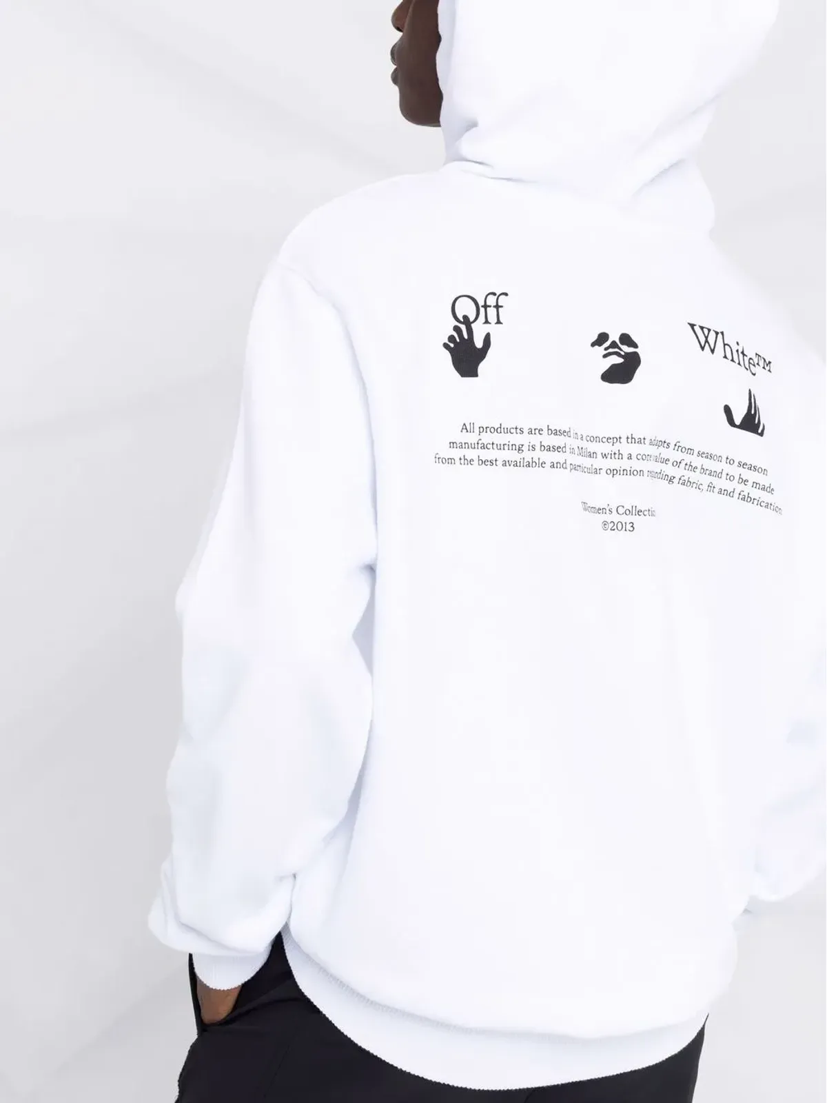 Off-White グラフィックプリント フーディー - 画像3