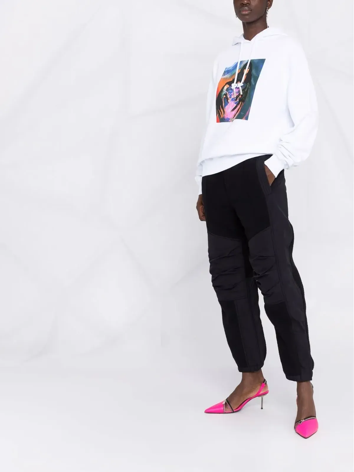Off-White グラフィックプリント フーディー - 画像4