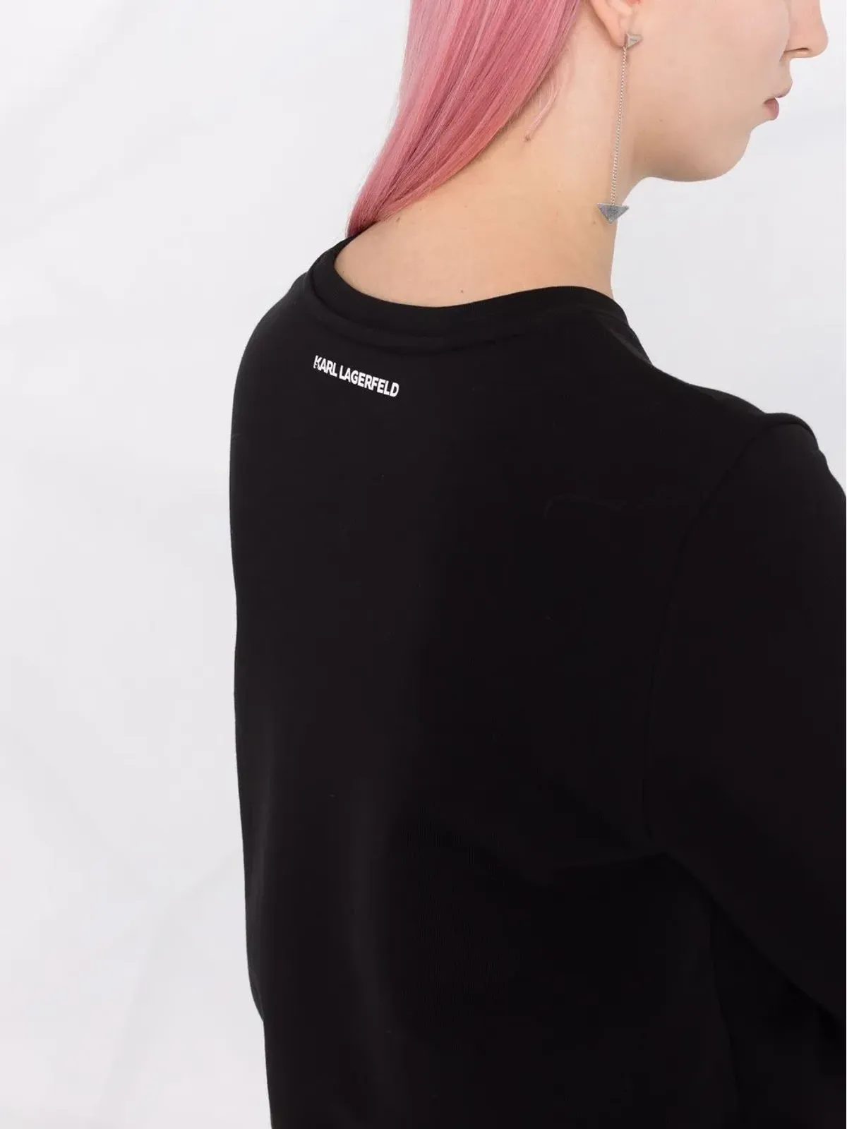 Karl Lagerfeld ロゴプリント クルーネック スウェットシャツ - 画像5