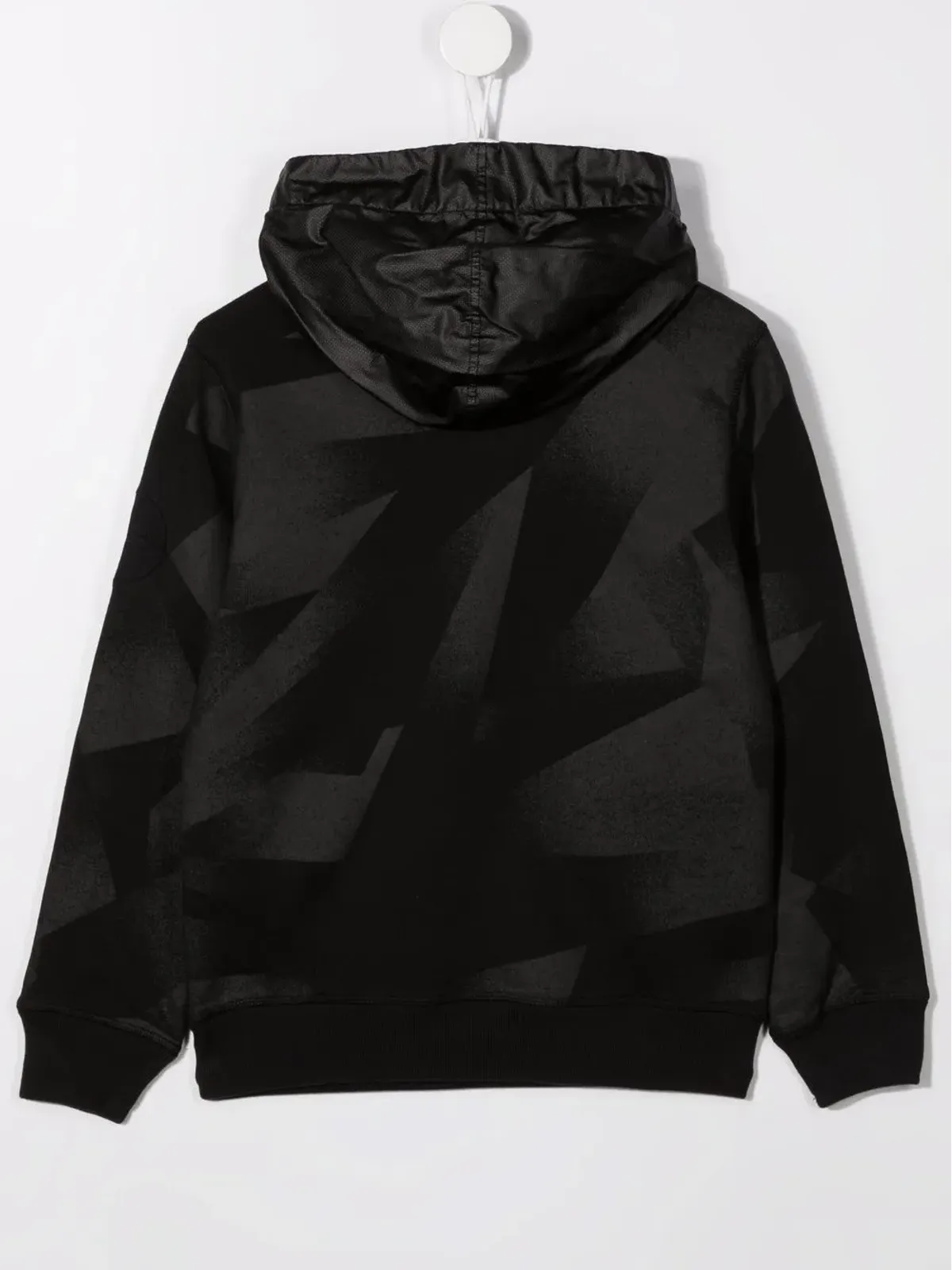 Stone Island Junior ジオメトリックプリント コットン フーディ - 画像2