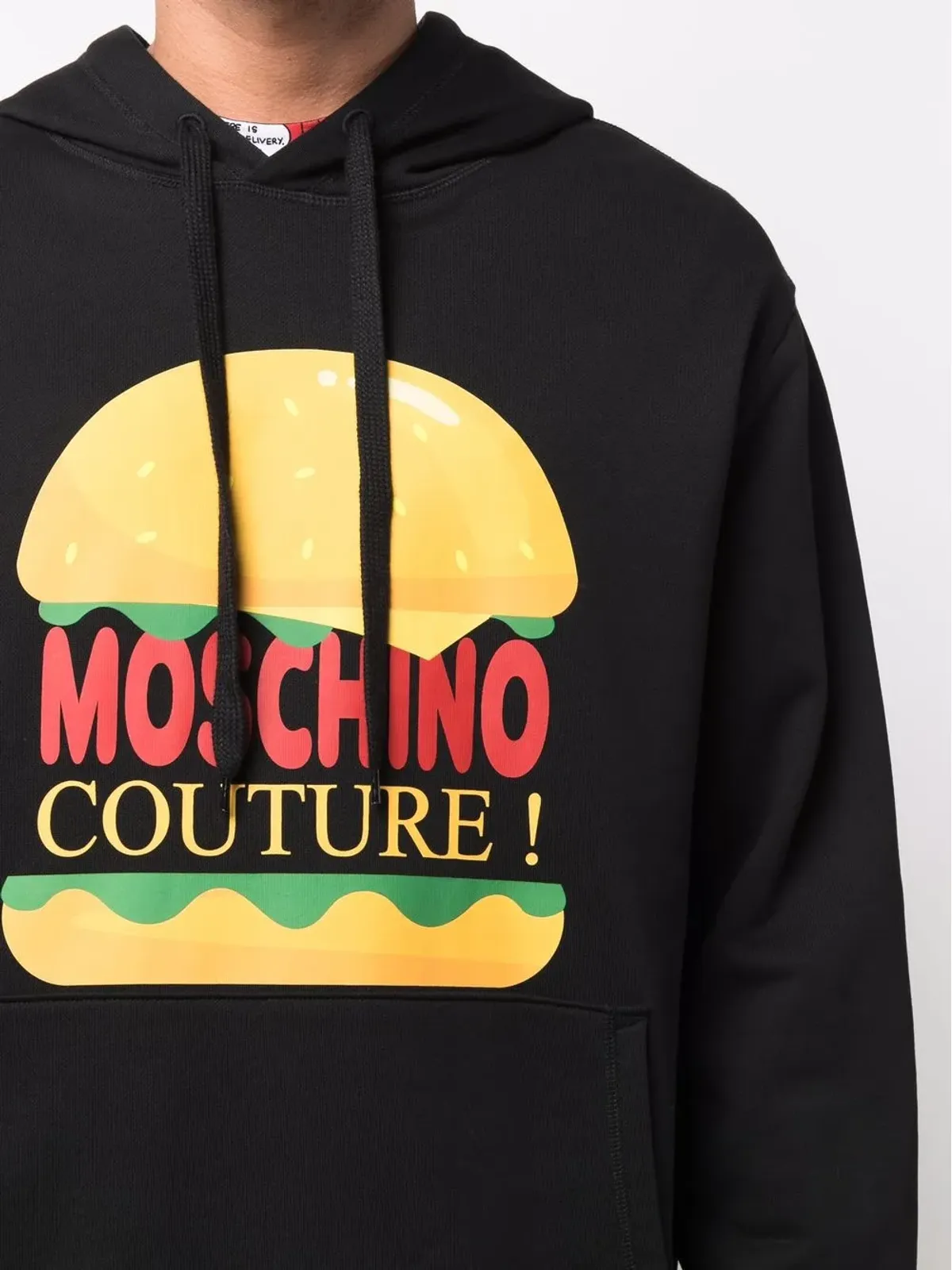 Moschino ハンバーガー・クチュール ロゴ フーディ - 画像5