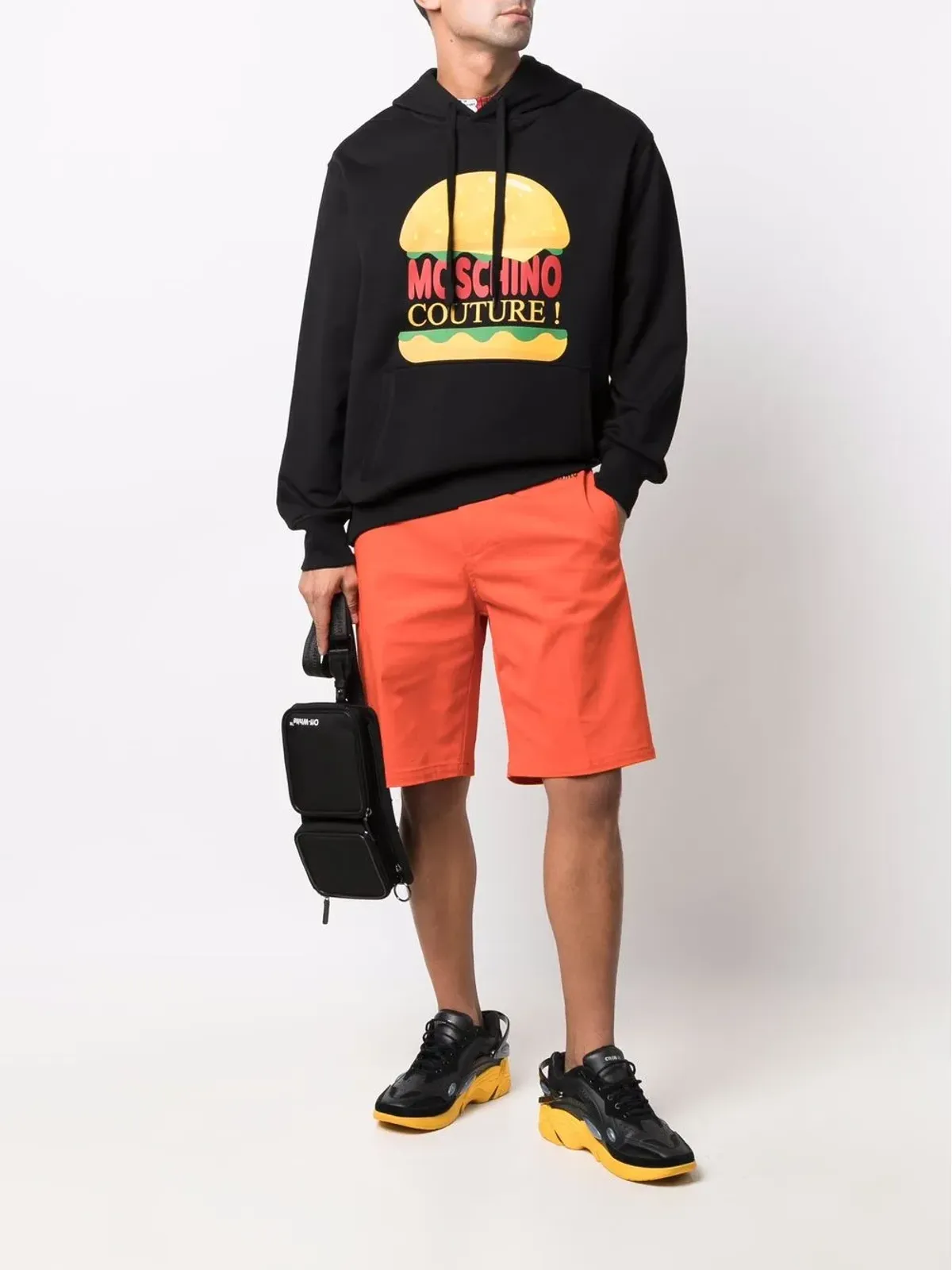 Moschino ハンバーガー・クチュール ロゴ フーディ - 画像2