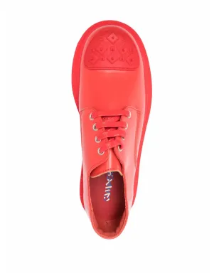 CamperLab Eki レザー ダービーシューズ - レッド - サムネイル4