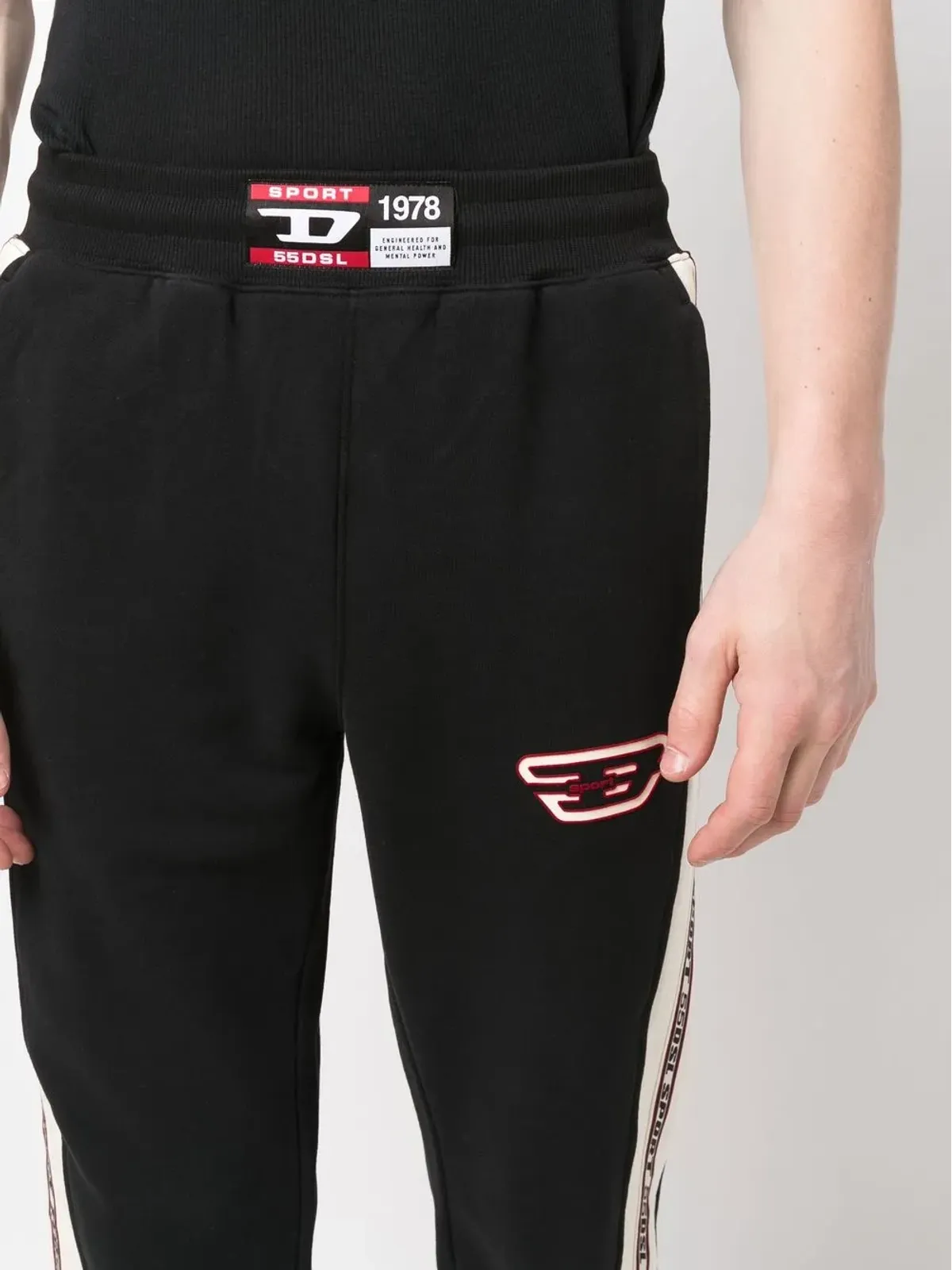 Diesel ロゴパッチ パフォーマンストラックパンツ - 画像5