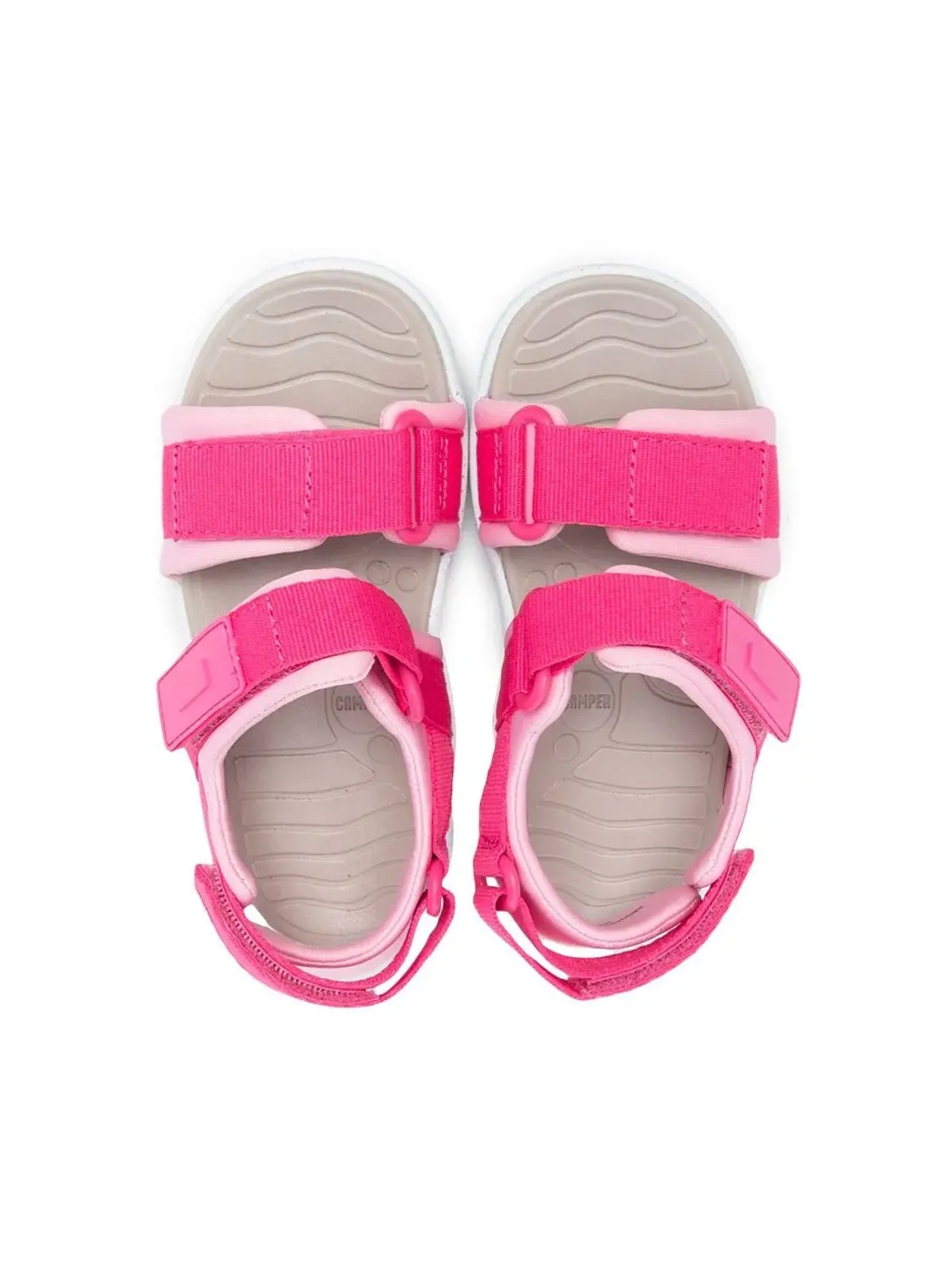 Camper Kids Wous タッチストラップサンダル - ピンク - 画像3