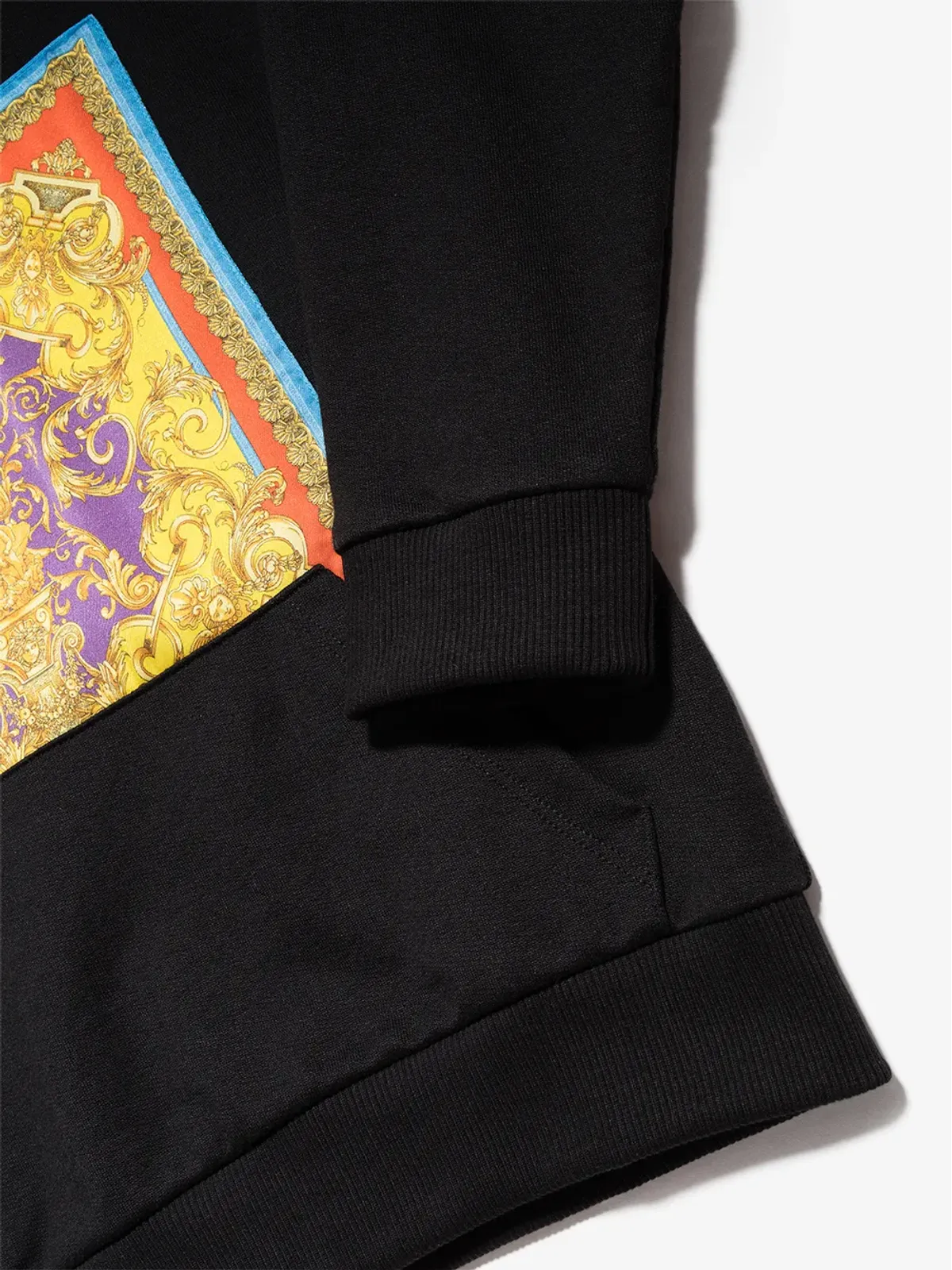 Versace Kids Barocco Goddess print hoodie - 画像4