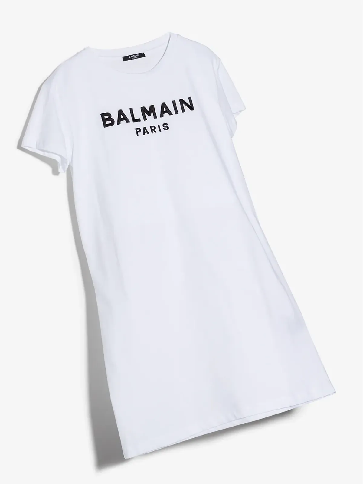 Balmain Kids TEEN ロゴプリント Tジャージドレス - ホワイト - 画像2