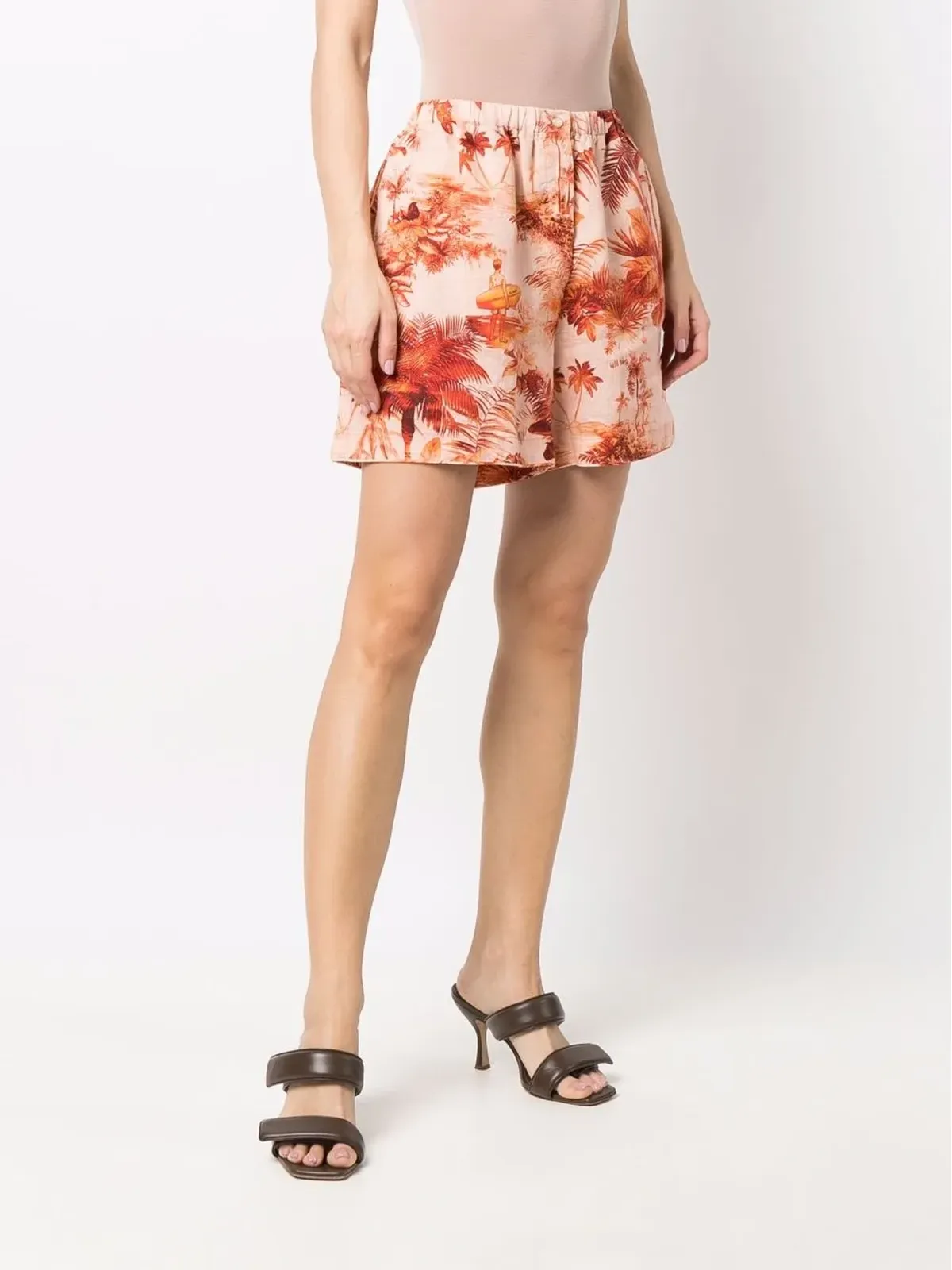 Alanui Hoo'okipa Toile De Jouy ショーツ - 画像3