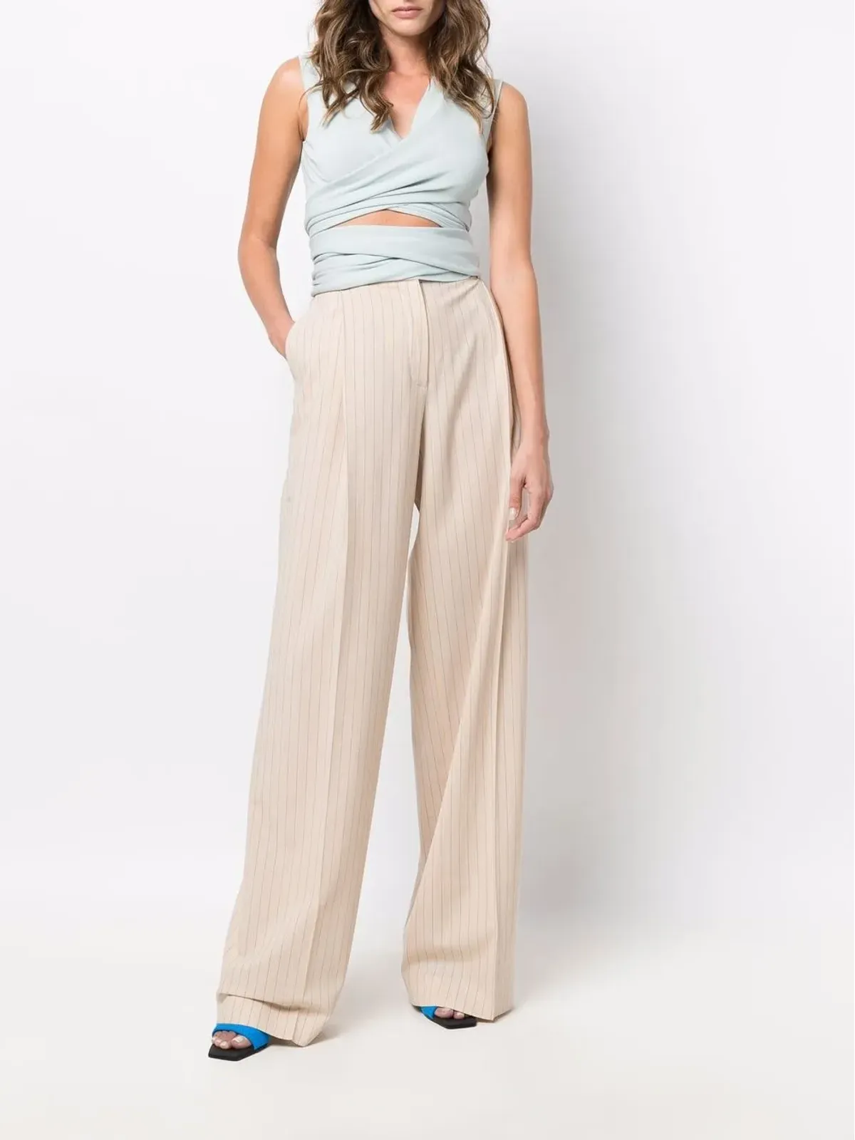 Nina Ricci high waist wide leg trousers - 画像2