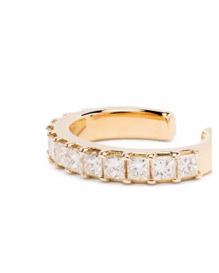 We by WHITEbIRD 18kt yellow gold Princess diamond ear cuff - サムネイル3