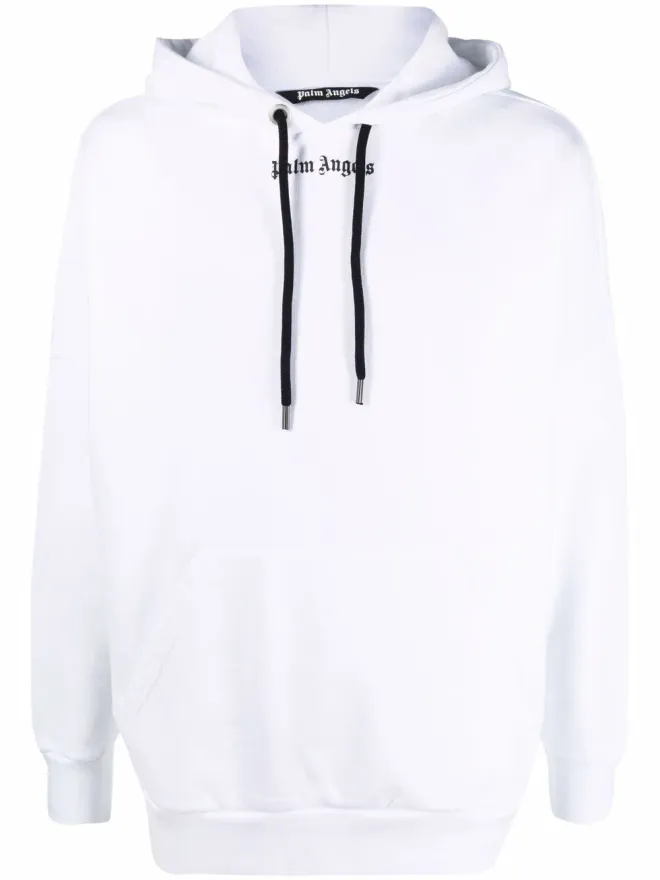 Palm Angels Palm Angels ロゴプリント ドローコード付きフーディーの商品画像