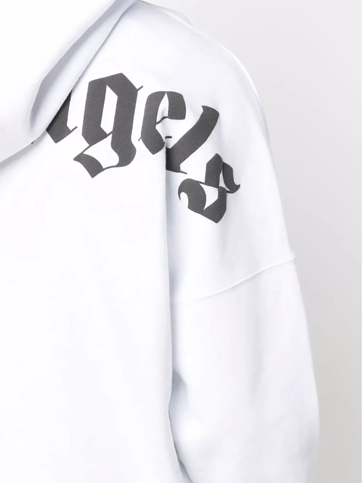 Palm Angels ロゴプリント ドローコード付きフーディー - 画像5
