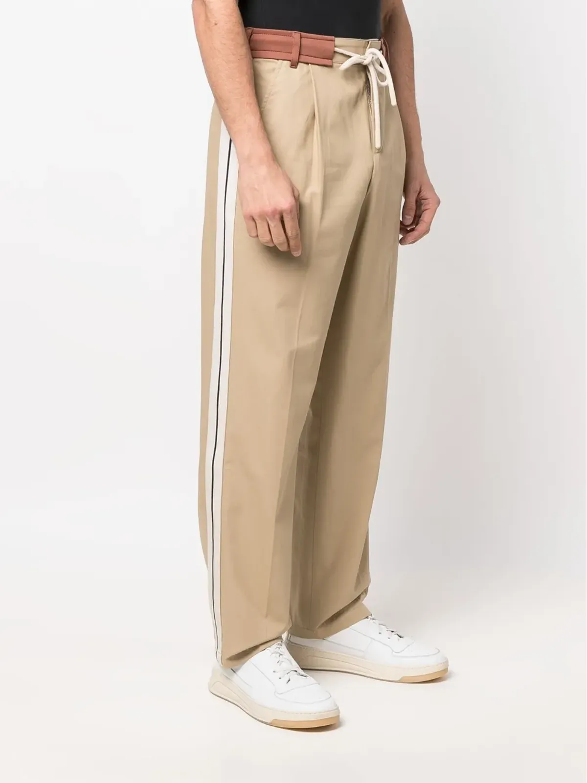 Palm Angels ドローコード サイドストライプ トラックパンツ - 画像3