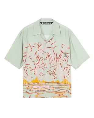 Palm Angels ラグーンプリント半袖シャツ - サムネイル1