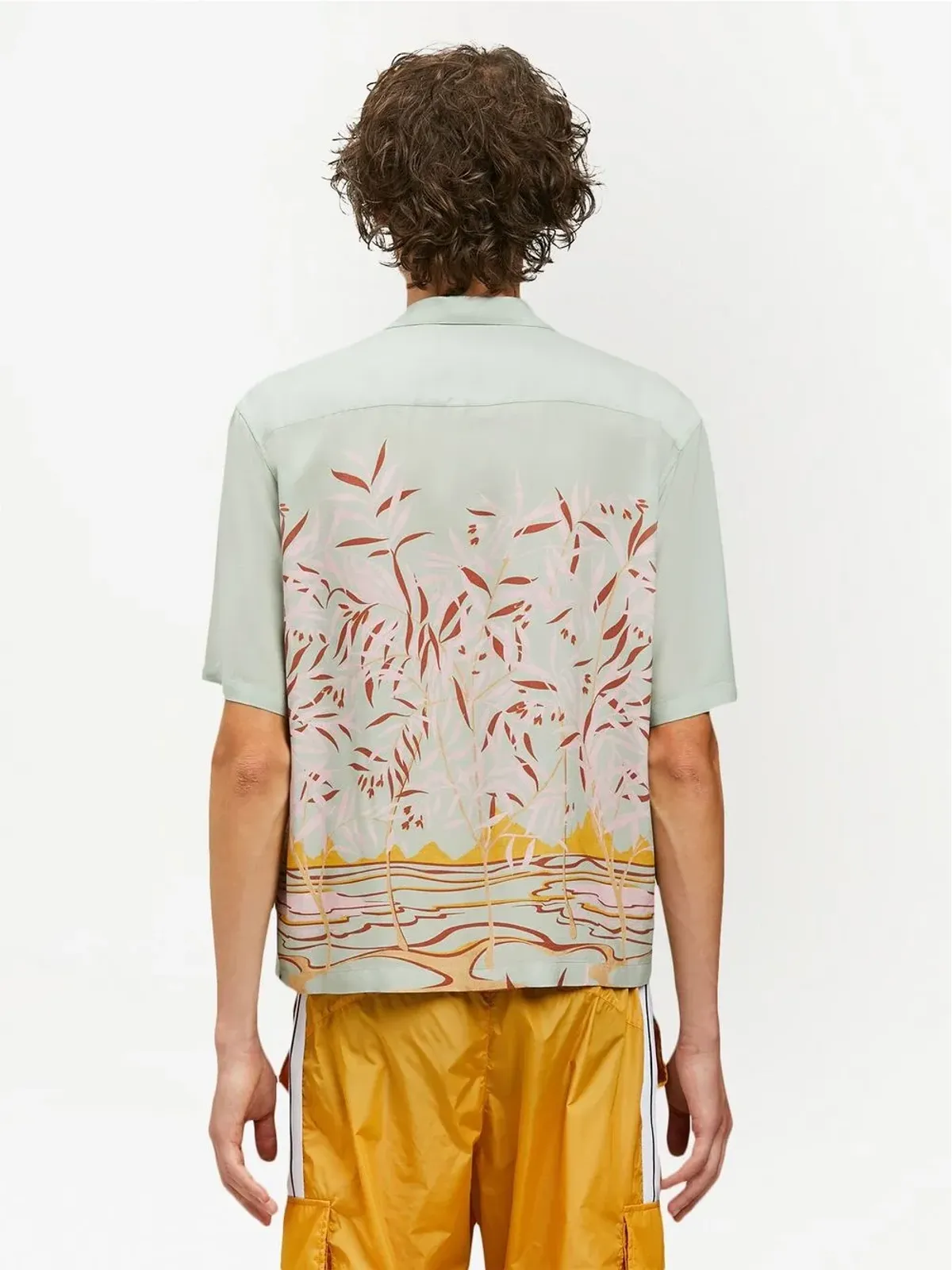 Palm Angels ラグーンプリント半袖シャツ - 画像4