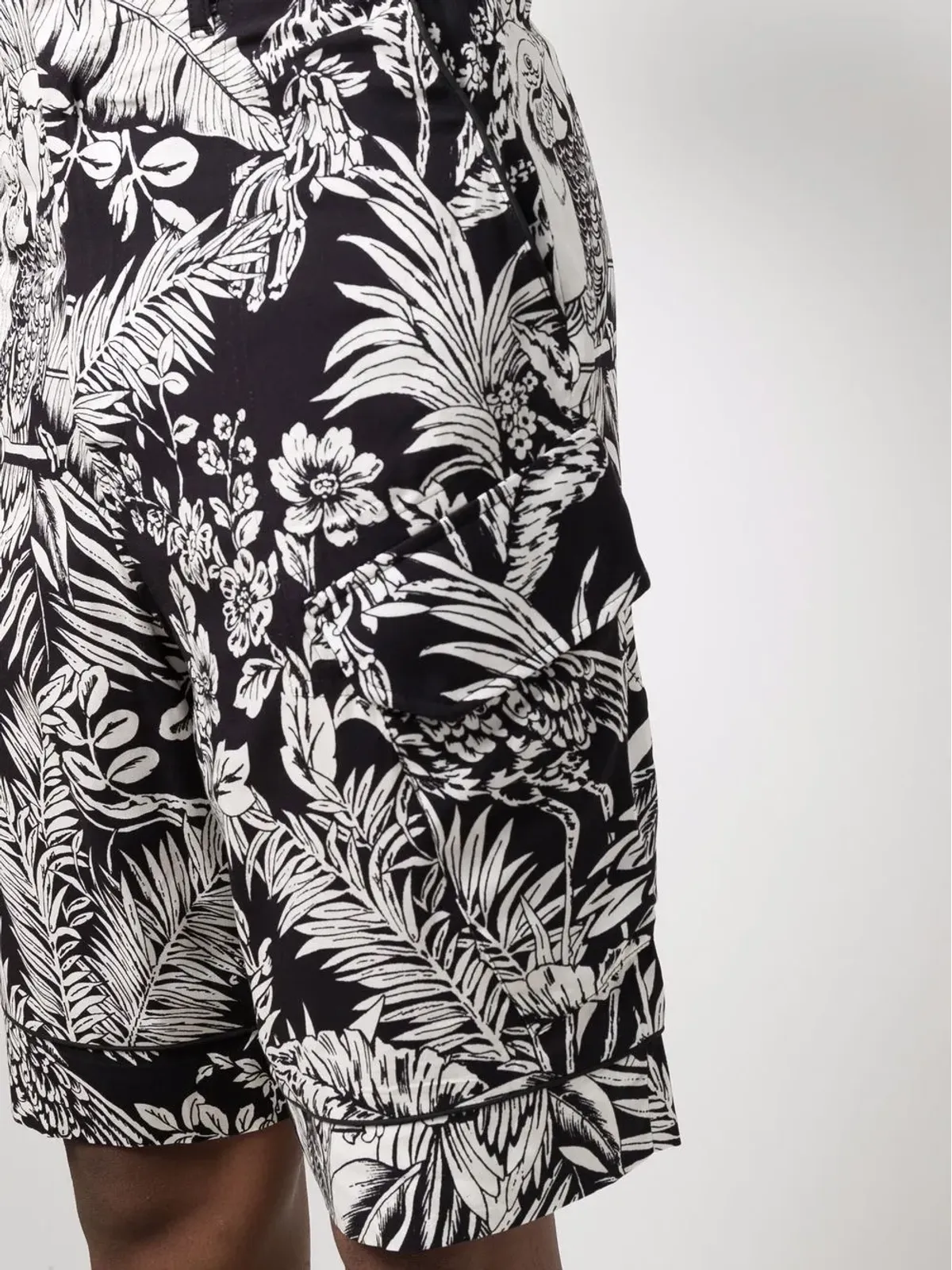 Palm Angels パロットプリント トラックショーツ - 画像5