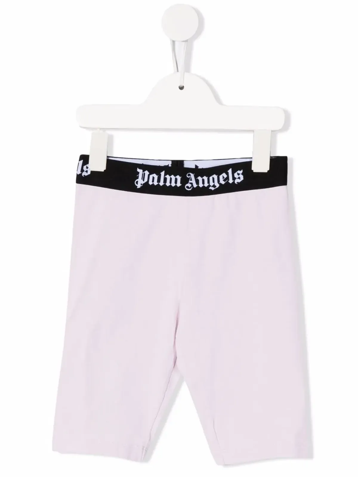 Palm Angels Kids ロゴウエストバンド サイクリングショーツ - 画像1