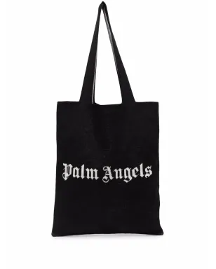 Palm Angels ロゴプリント トートバッグ - サムネイル1