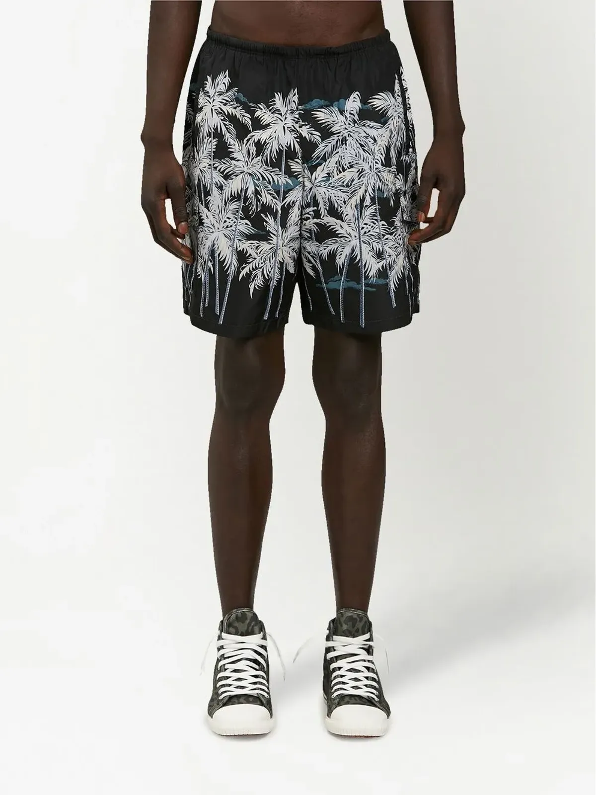 Palm Angels パームプリント スイミングショーツ - 画像3