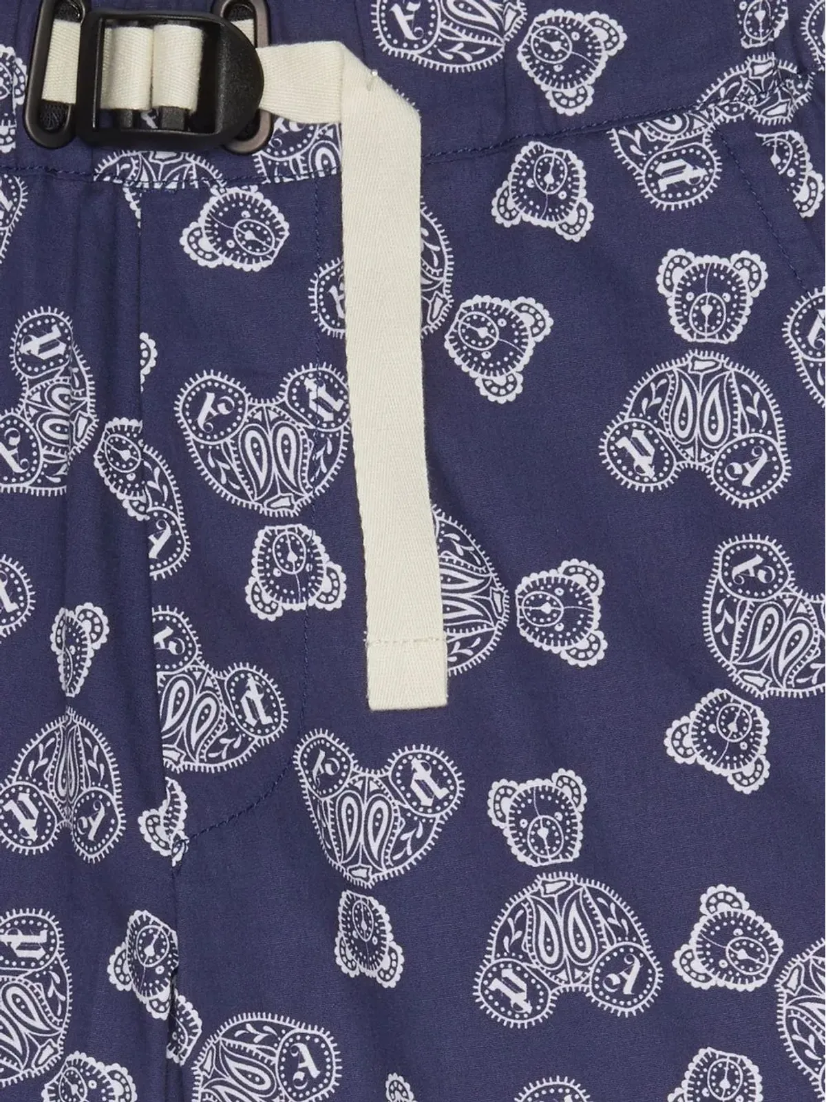 Palm Angels Kids 全体にテディ柄のチノショーツ - 画像4