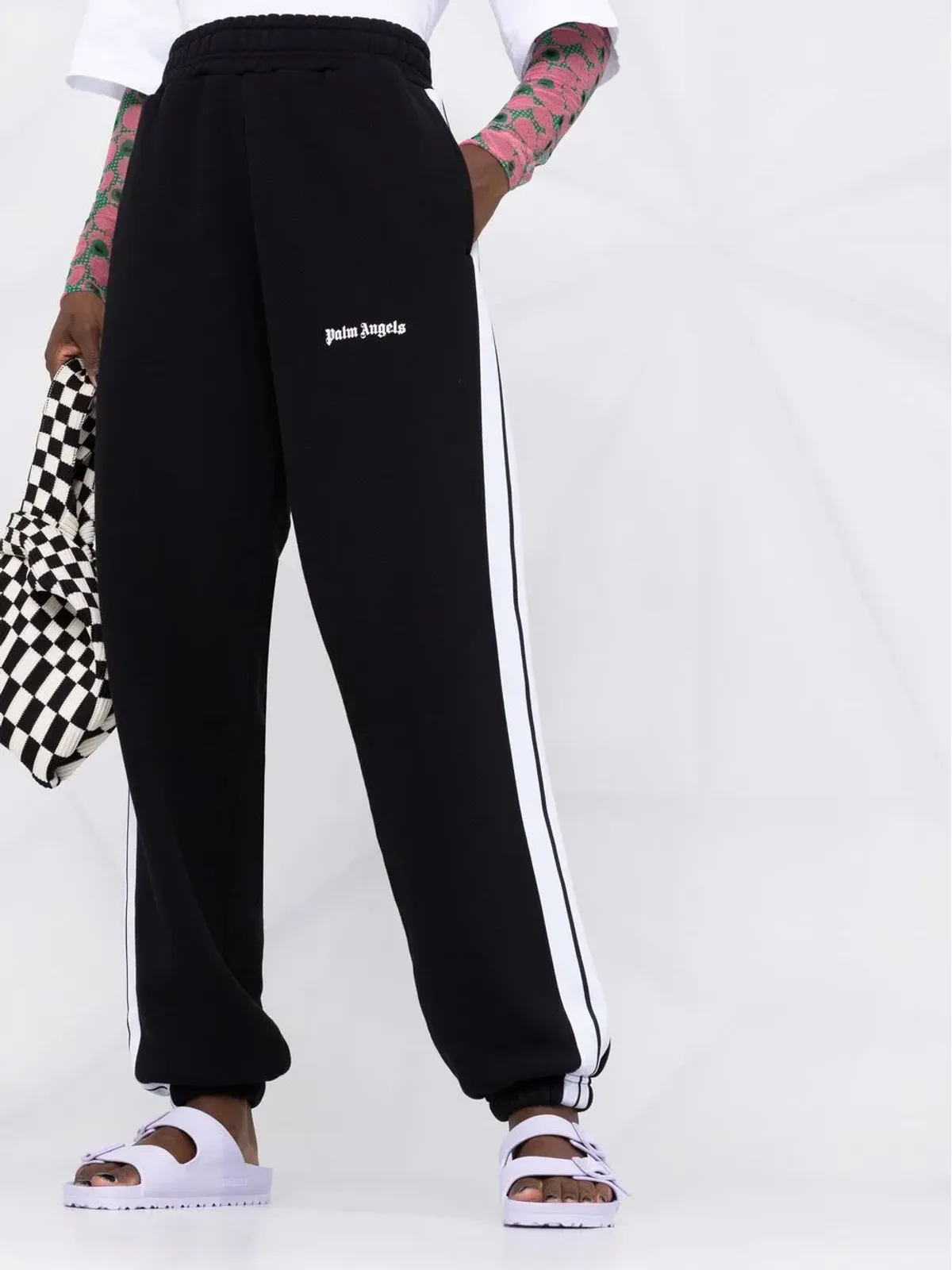 Palm Angels ロゴプリント トラックパンツ - ブラック - 画像5
