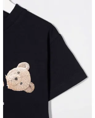 Palm Angels Kids テディベア ロゴ Tシャツ - サムネイル3