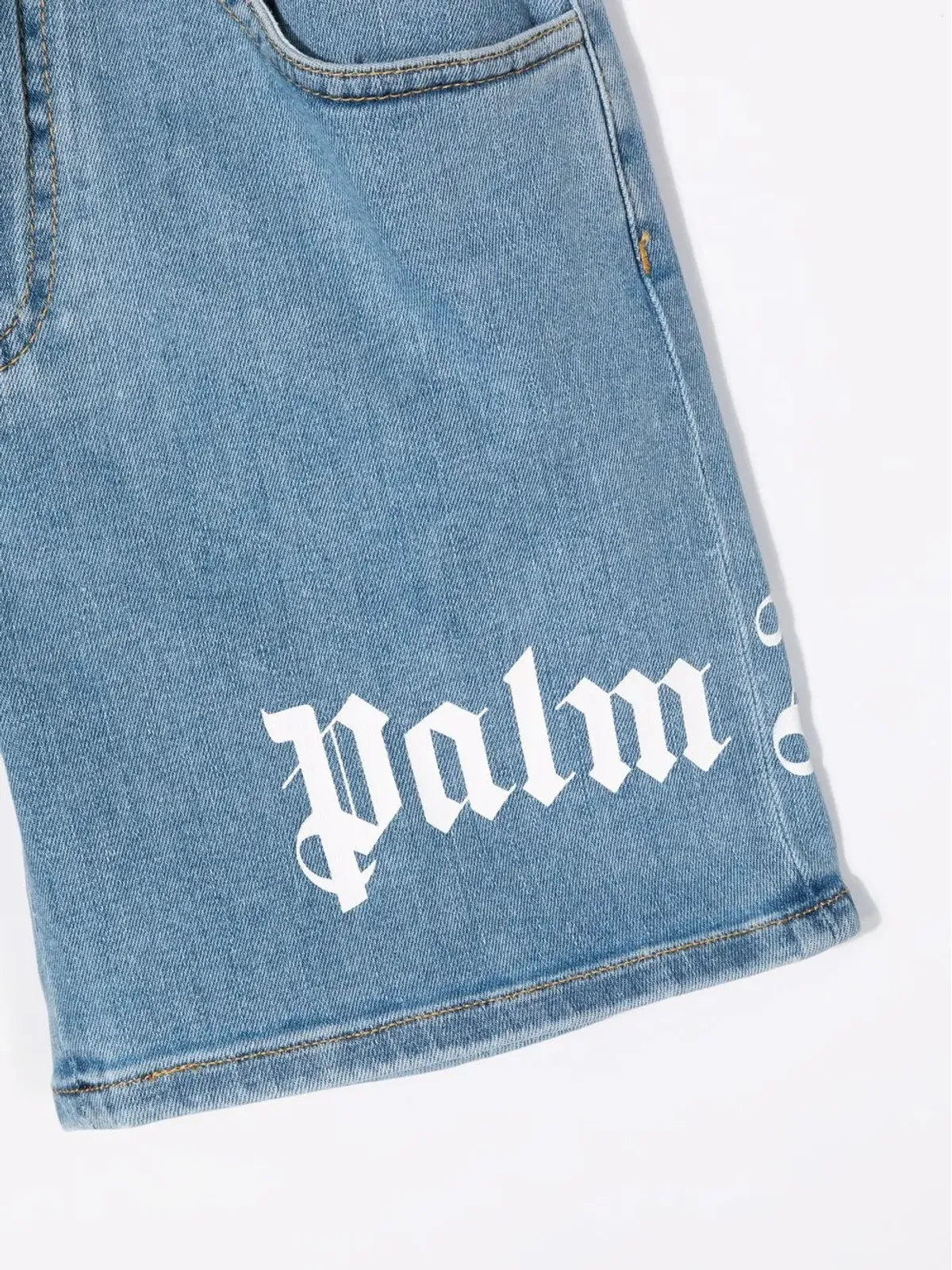 Palm Angels Kids デニムショーツ（ダメージ加工） - 画像3